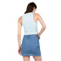 Camiseta Casual para Mulher Azul