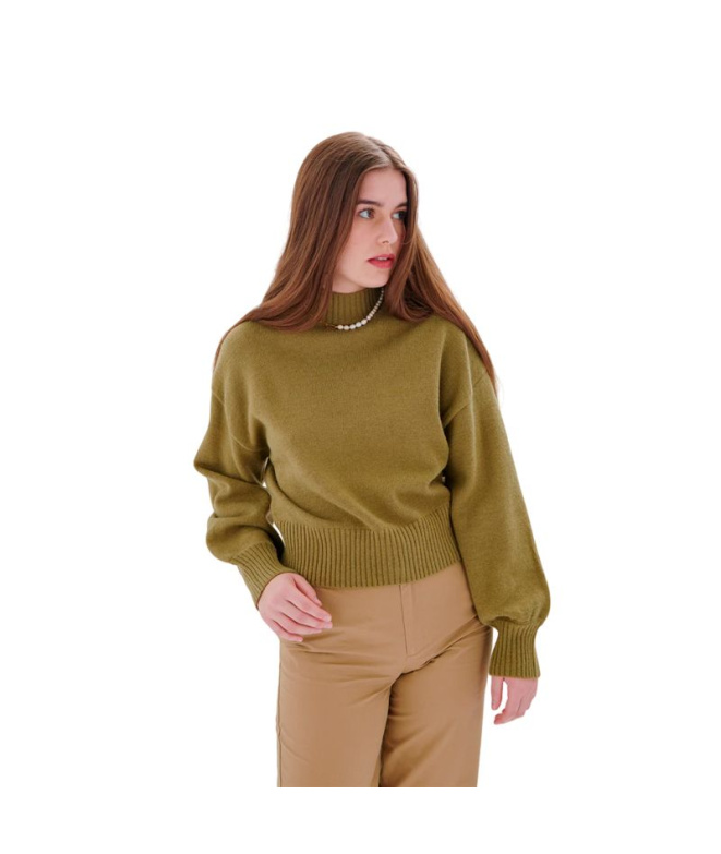 Camiseta 24Colours Mulher Oliva
