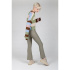 Pantalons Décontracté pour Femme Khaki