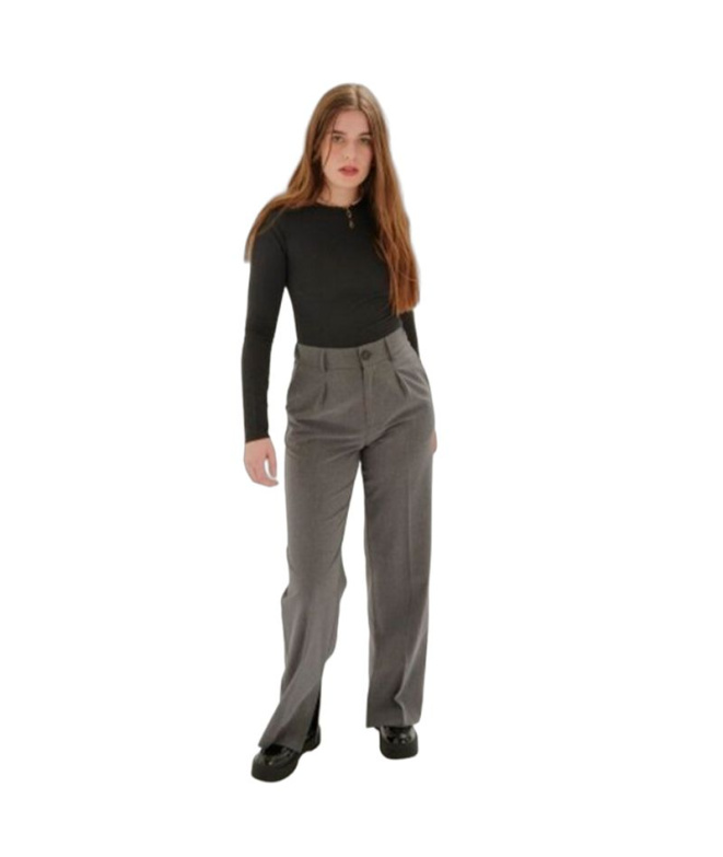 Calça 24Colours Mulher Cinza
