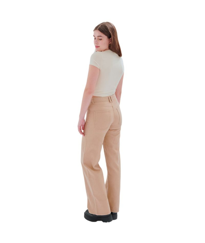 Calça 24Colours Mulher Bege
