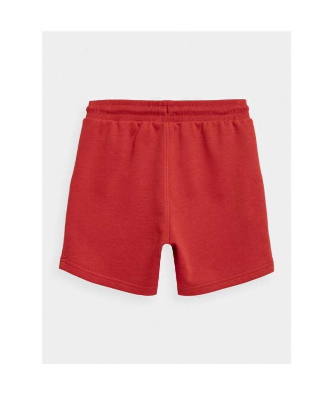 Pantalones 4F Shorts Cas M049 Niño Rojo