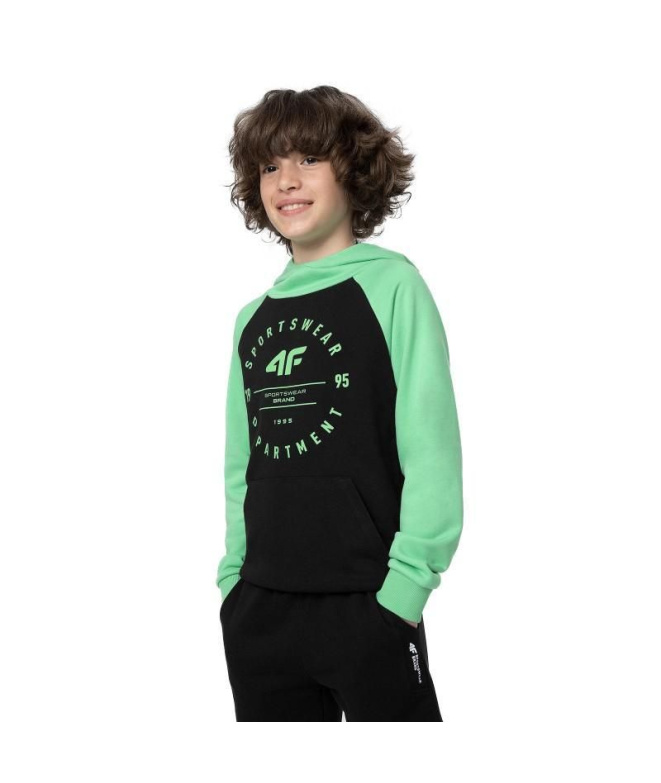 Sudadera 4F M221 Niño Deep Negro