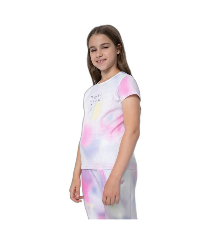 Camiseta 4F F382 Menina Multicolorido