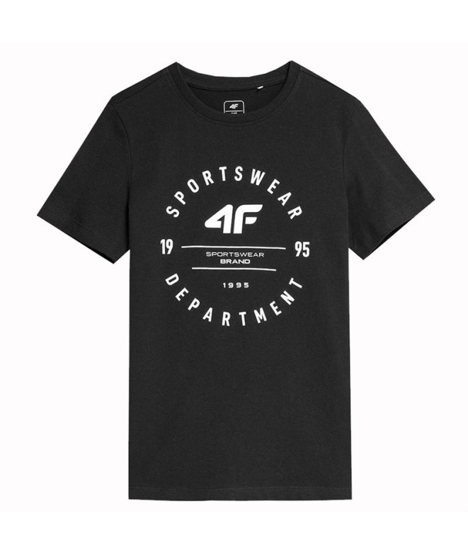 Camiseta 4F M294 Niño Deep Negro