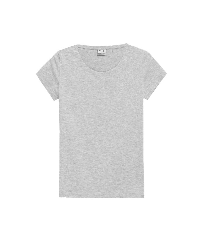T-shirt 4F TSD350 Femme Gris