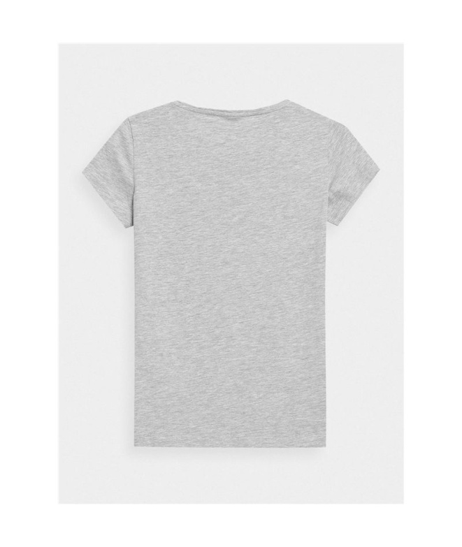 T-shirt 4F TSD350 Femme Gris