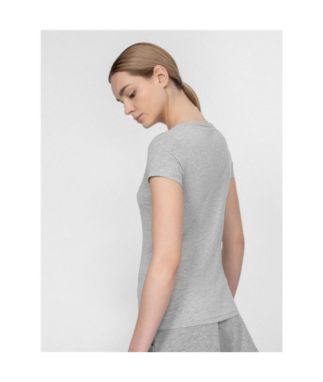 Camiseta 4F TSD350 Mulher Cinza