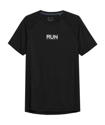 Camiseta de running 4F Funcional Homem BK