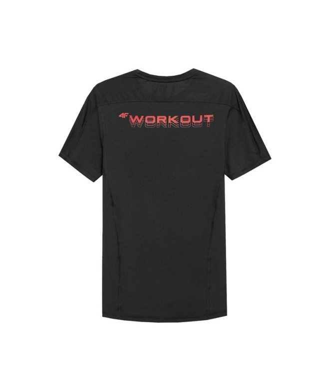 Camiseta de treino 4F TSMF019 Homem Preto