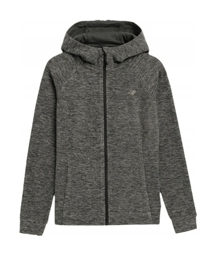 Chaqueta de montaña 4F Fleece gris Mujer