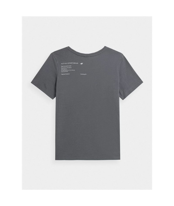 T-shirt 4F TSD025 Femme gris