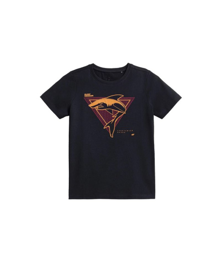 Camiseta 4F Com Impressão Menino Azul