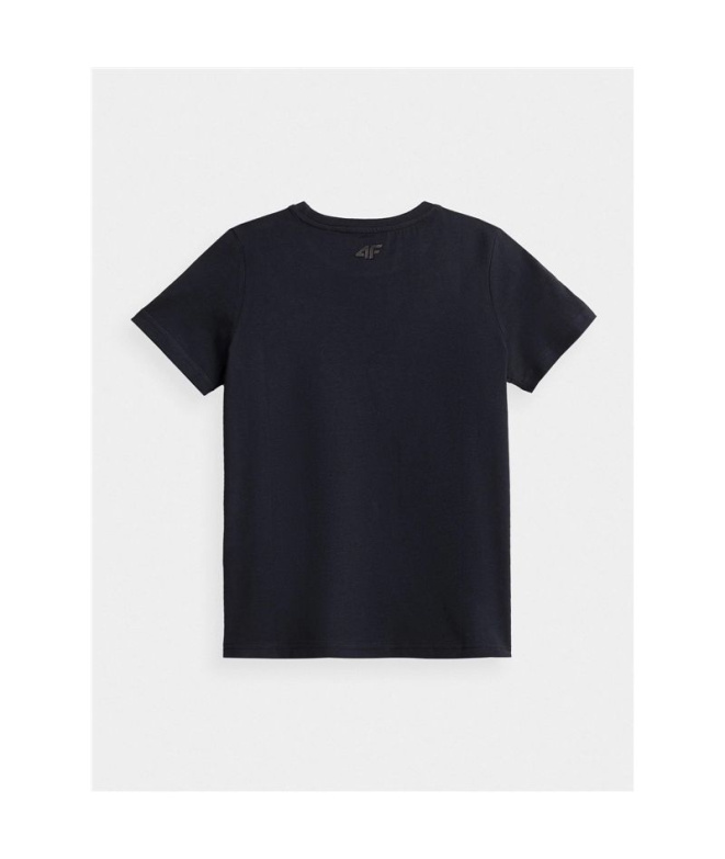 Camiseta 4F Com Impressão Menino Azul