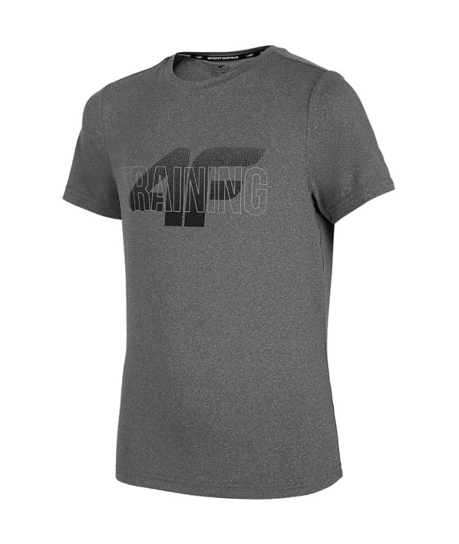 Camiseta 4F JTSMF001 Crianças Cinza