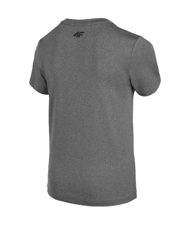 Camiseta 4F JTSMF001 Crianças Cinza