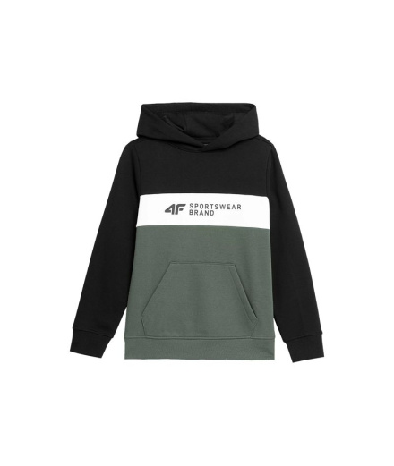 Sudadera 4F JBLM003 Niño verde