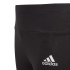 Collants longues adidas Cotton 3 Bandes Fille Noir/Blanc