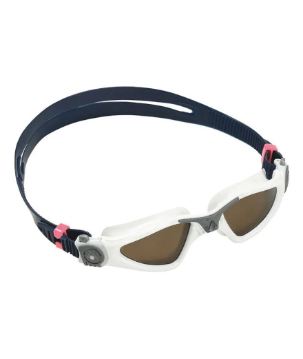 Gafas de natación Aqua Sphere Kayanne Small Cristal Marron