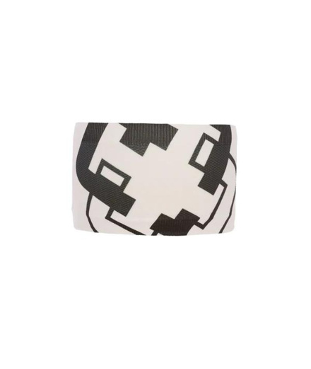 Bandeau pour les cheveux de running Arch Max Logo Blanc/Noir