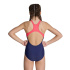 Fato de banho de Natação Arena Kikko V Swimsuit Swim Pro Navy/Fluo Infantil