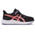 Chaussures de Running ASICS Jolt 4 PS Noir et Rose Enfant
