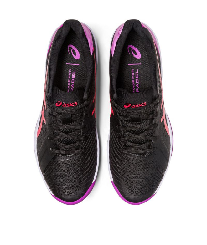 Chaussures noires de pádel ASICS Solution Swift...