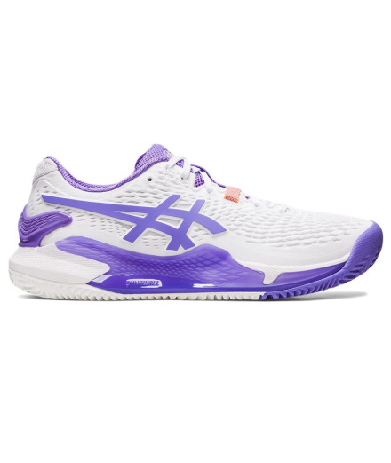 Zapatillas de Tenis ASICS Gel-Resolution 9 Clay Lila Mujer