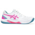 Chaussures de Padel ASICS Gel-Dedicate 8 Padel Femme Blanc/Rose