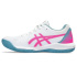 Chaussures de Padel ASICS Gel-Dedicate 8 Padel Femme Blanc/Rose
