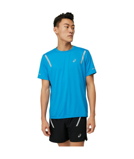 T-shirt running ASICS Lite-Show M Bleu