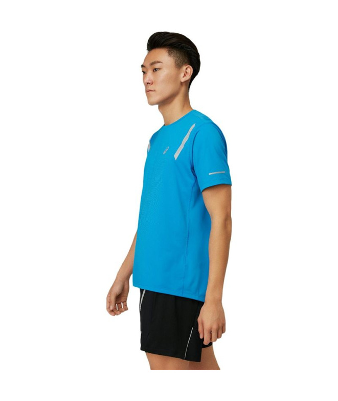T-shirt running ASICS Lite-Show M Bleu