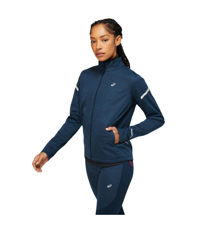 Casaco de running ASICS Lite-Show W Azul