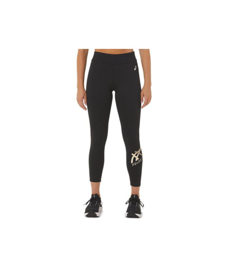 Collants de Fitness ASICS Tiger 7/8 Femme Noir