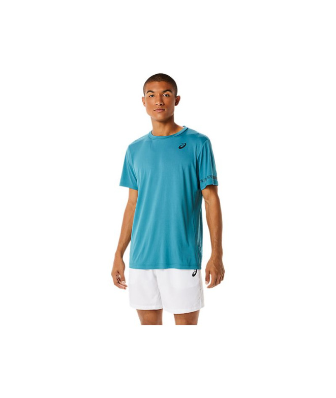 Camiseta ASICS COURT M SS TEE Homem Azul