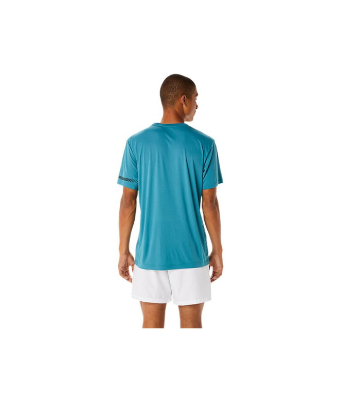 T-shirt ASICS COURT M SS TEE Homme Bleu