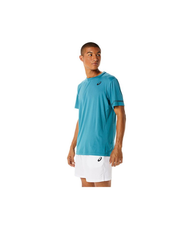 Camiseta ASICS COURT M SS TEE Homem Azul