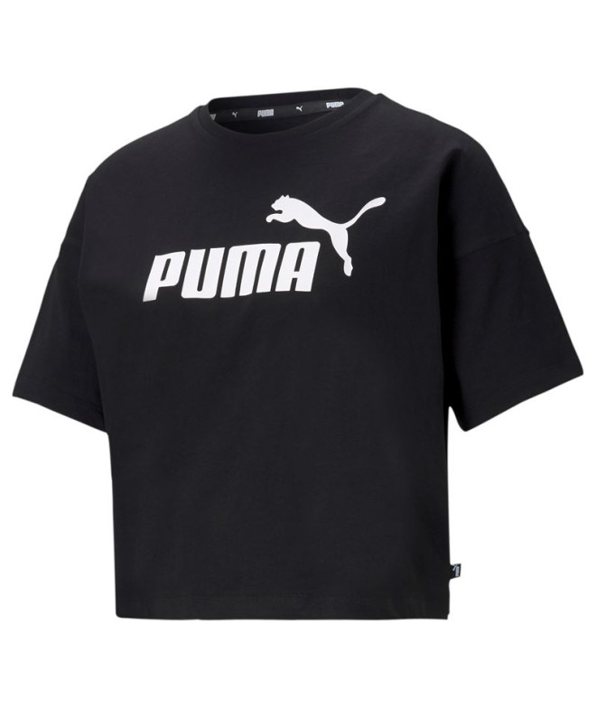 Camiseta Puma Ess Cropped Logo Mujer