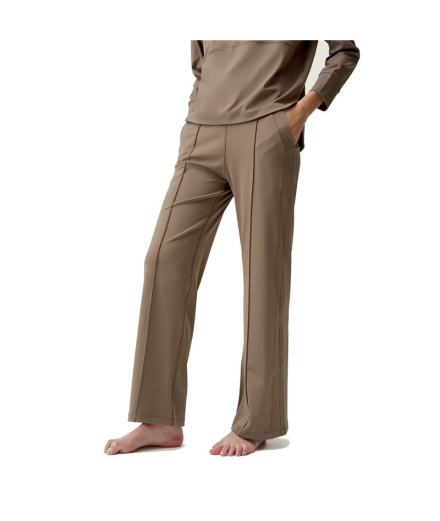 Pantalones de Yoga Born Living Yoga Lua Marrón Mujer
