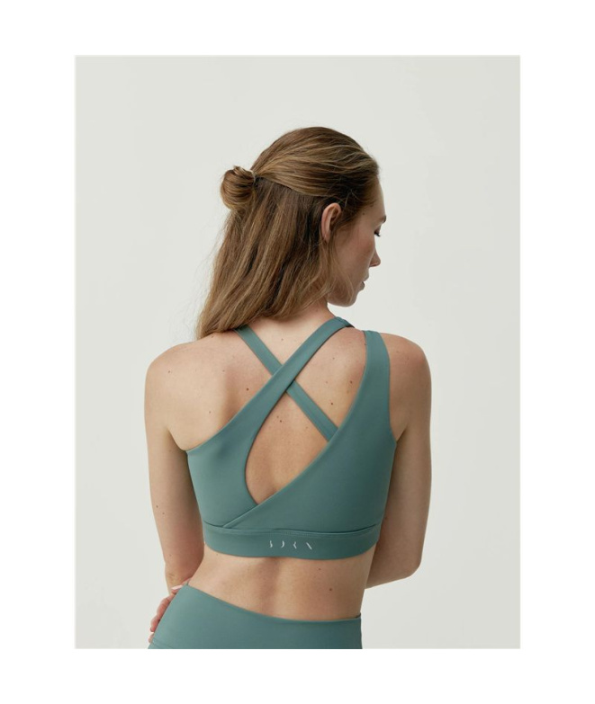 Top Born Living Yoga Ibai Oregano Mulher