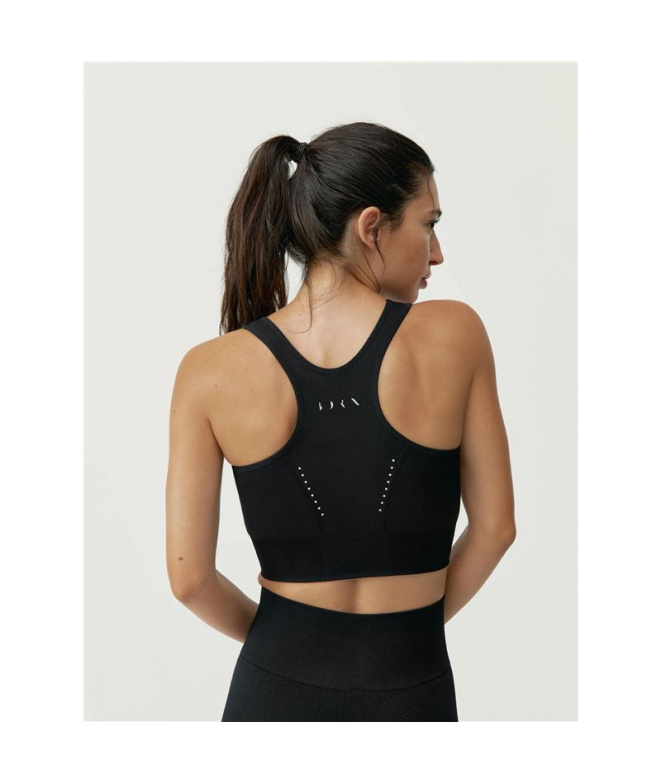 Top Born Living Yoga Keila Black Mulher