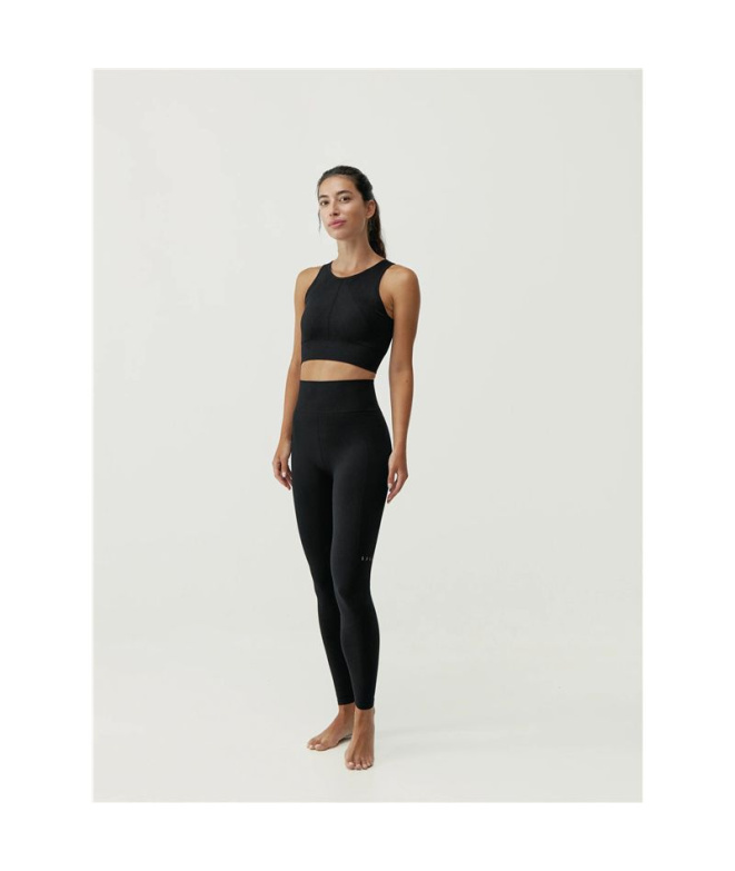 Top Born Living Yoga Keila Black Mulher