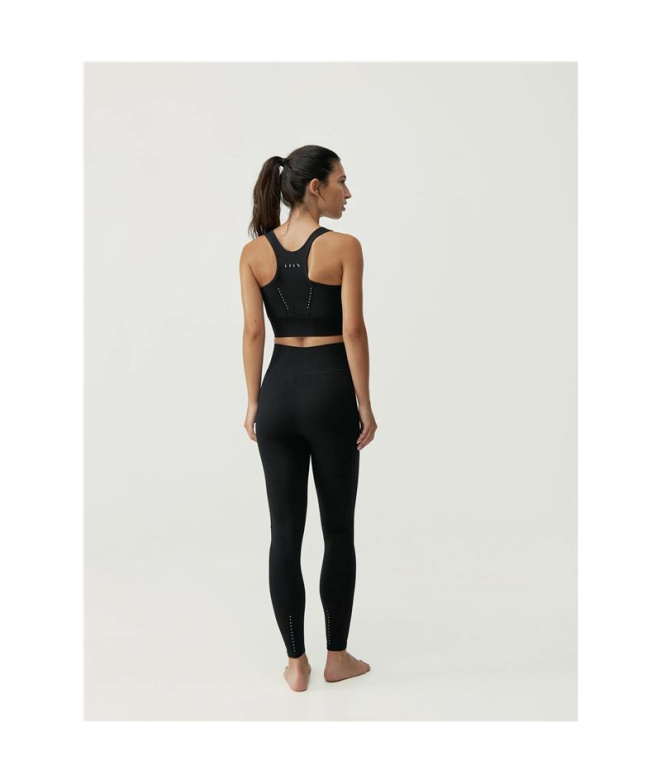 Top Born Living Yoga Keila Black Mulher