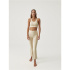 Malhas Born Living Yoga Jin Flare Leite de Aveia Mulher