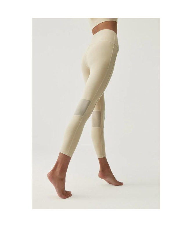 Collants Born Living Yoga Lait d'avoine Jin Femme