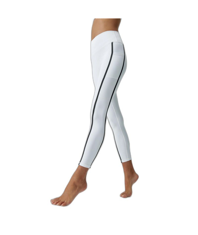 Malhas Born Living Yoga Hanae Preto/Branco Mulher