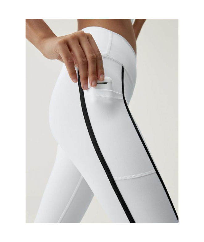 Collants Born Living Yoga Hanae Noir/Blanc Femme