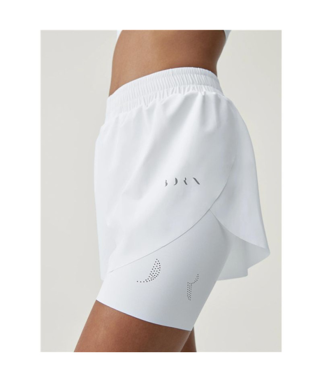 Pantalon Born Living Yoga Bikila White Femme