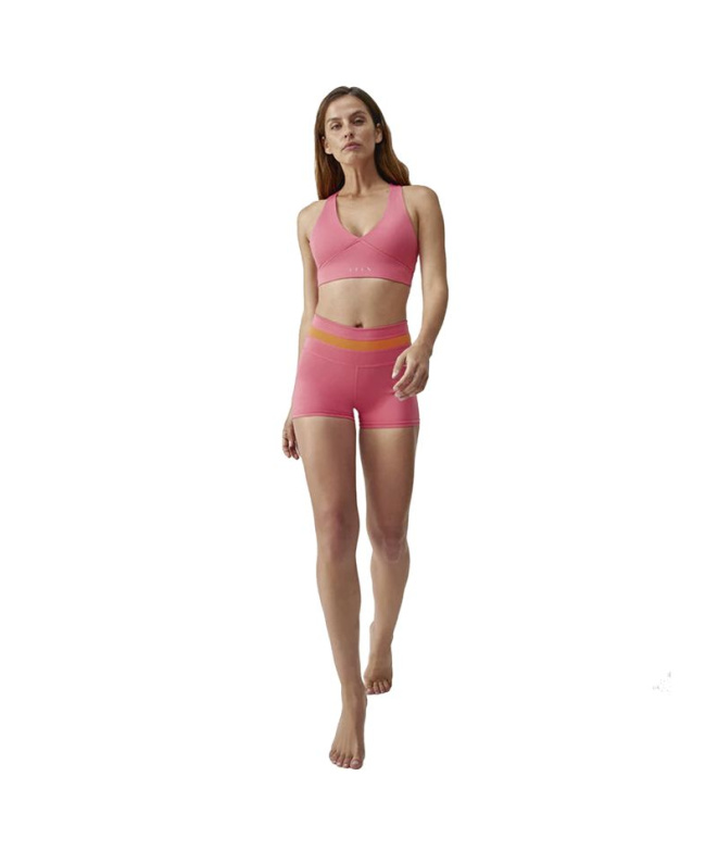 Collants courtes Born Living Yoga Iris Power Pink