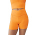 Pantalons courts Born Living Yoga Seia Papaya Femme